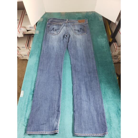 Adriano Goldschmied Jeans Size 36x36 Mens Blue Pants Stretch Protege Straight - Picture 11 of 13